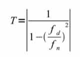 trasmissione vibrazioni - trasmissibilità formula 2